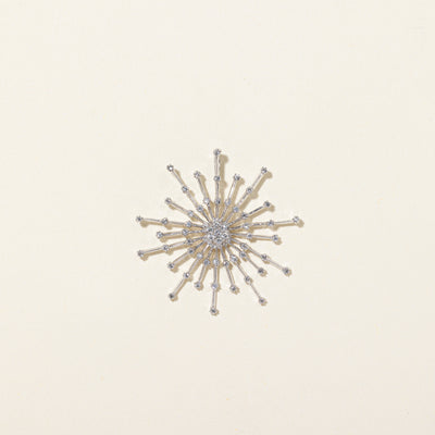 Large Diamond Sun Burst Pendant | 0.60ctw