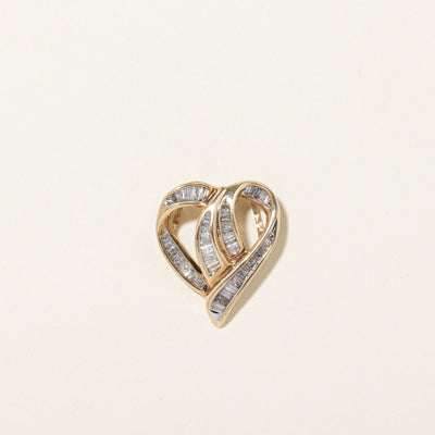 Diamond Open Heart Pendant | 0.87ctw