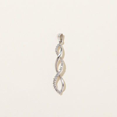 Diamond Cross Over Pendant | 0.11ctw
