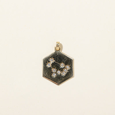 Diamond Gemini Constellation Zodiac Pendant | 0.10ctw