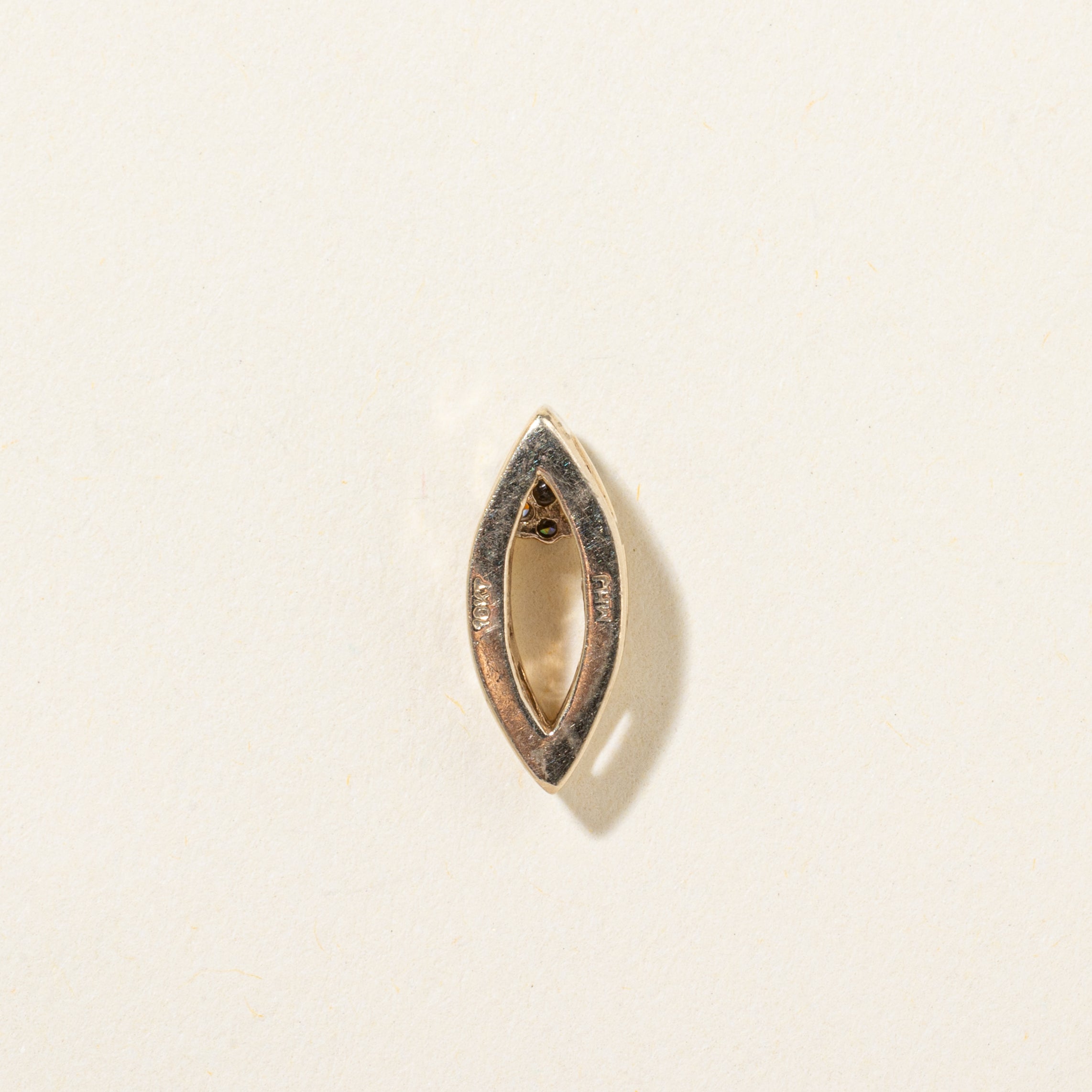 Diamond Cluster Marquise Shaped Pendant | 0.05ctw