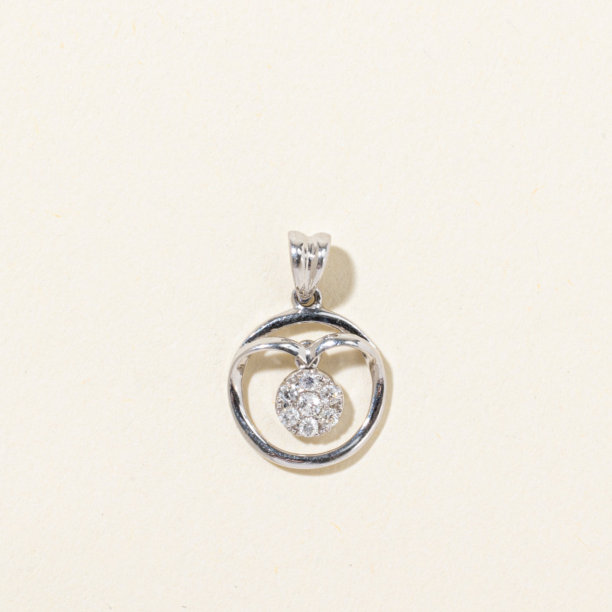 Diamond Dangling Cluster Pendant | 0.08ctw