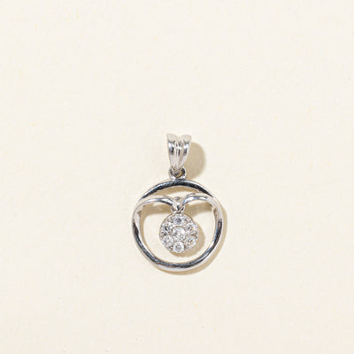 Diamond Dangling Cluster Pendant | 0.08ctw