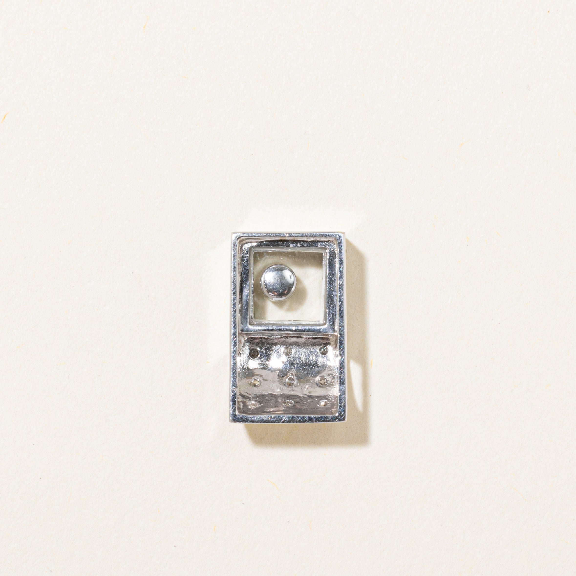 Floating Diamond Window Pendant | 0.07ctw