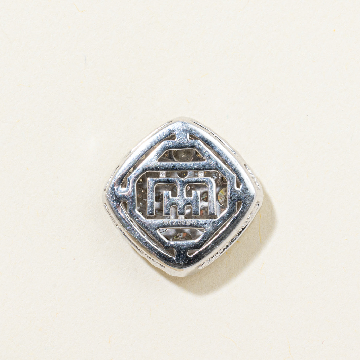 Diamond Soft-Square Cluster Pendant | 2.00ctw
