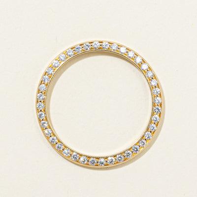 18k Eternity Diamond Circle Pendant | 0.52ctw
