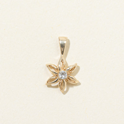 Diamond Flower Pendant | 0.03ct