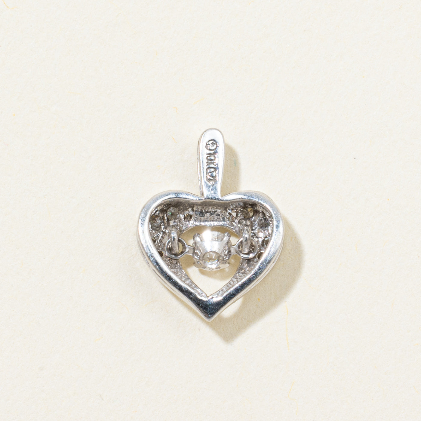 Diamond Kinetic Heart Pendant | 0.21ctw