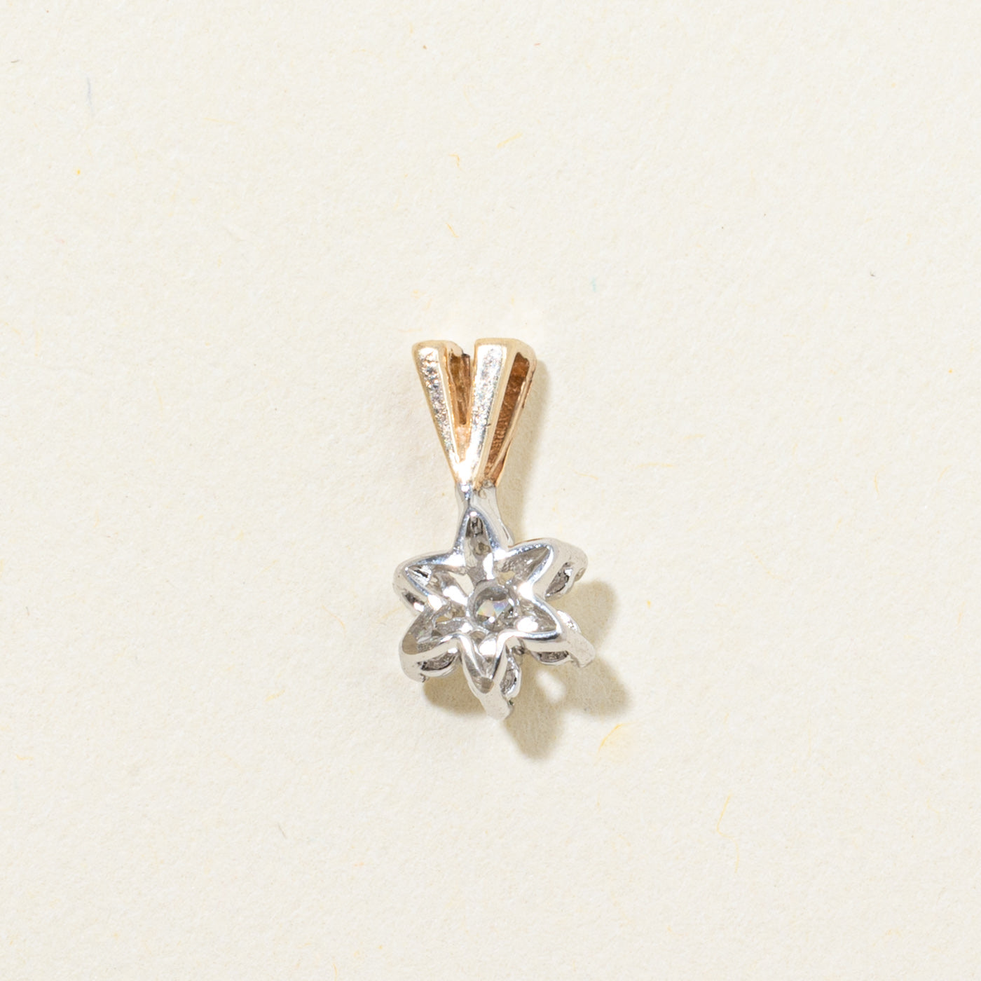 Diamond Petal Cluster Pendant | 0.12ctw