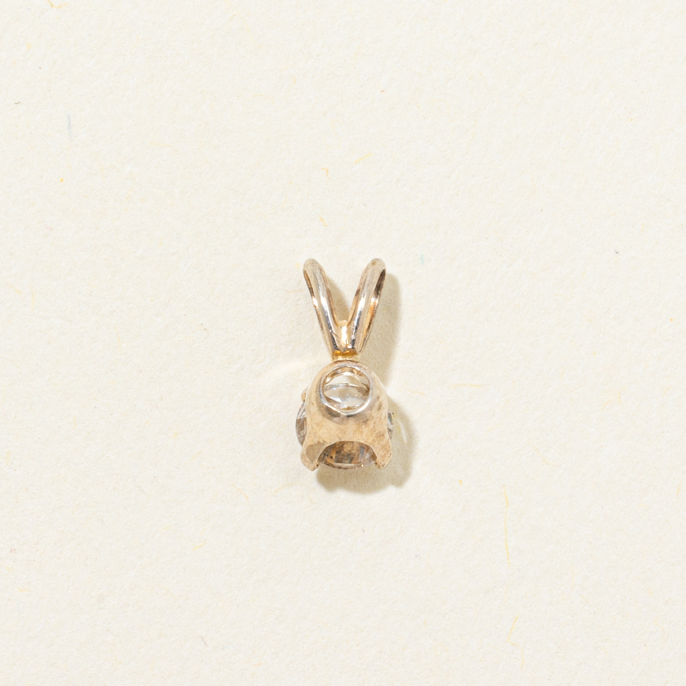 Solitaire Diamond Pendant | 0.32ct