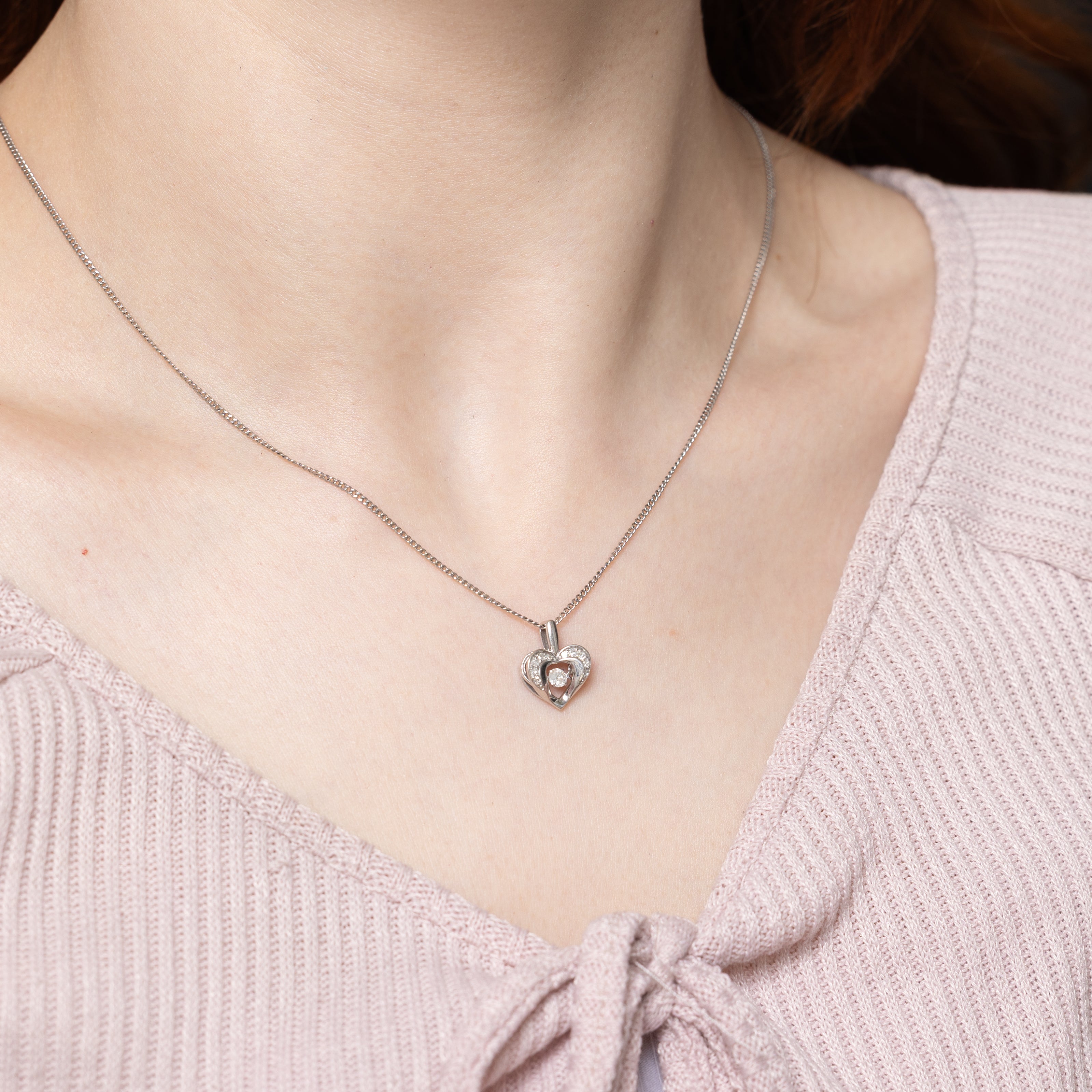 Diamond Kinetic Heart Pendant | 0.21ctw