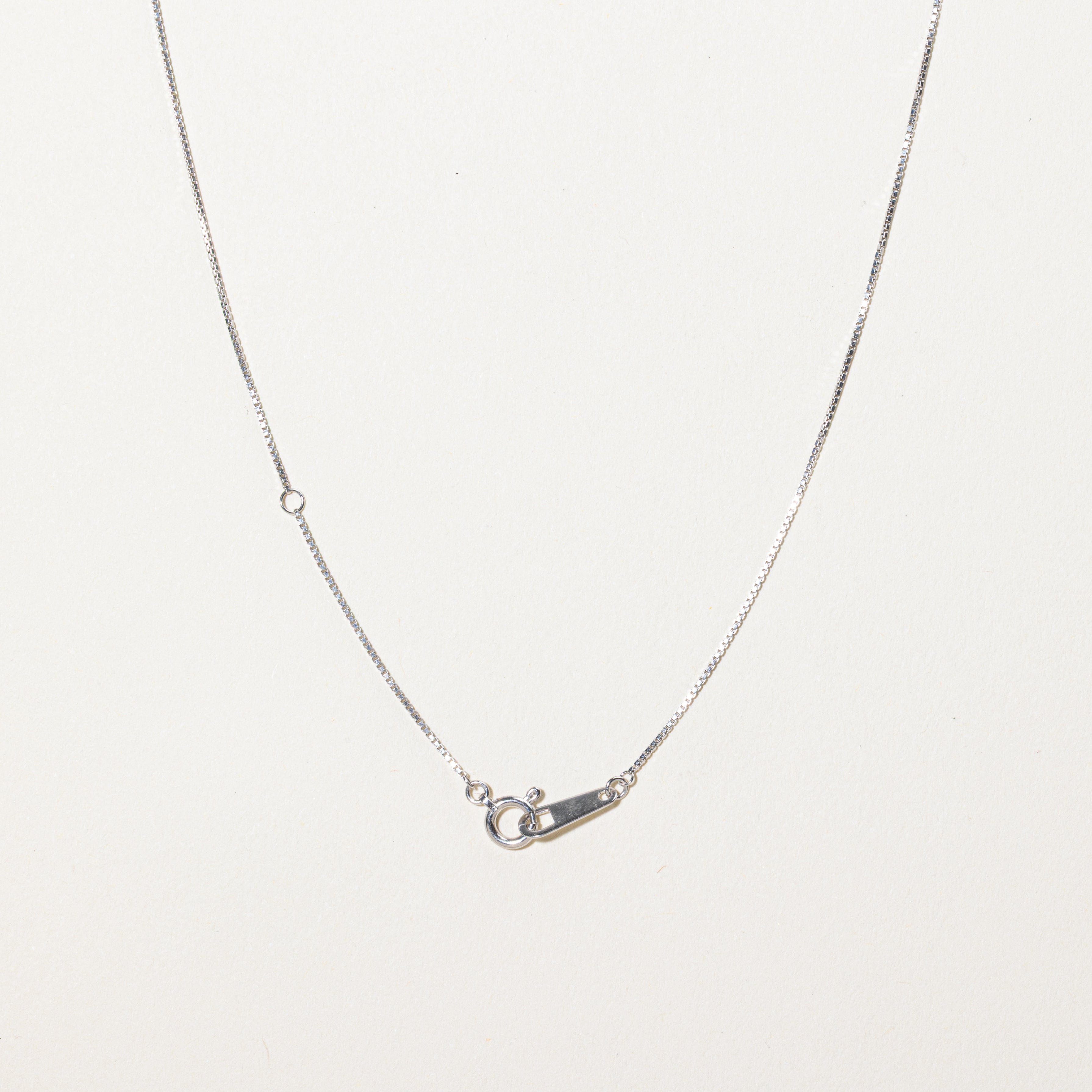 18k Pave Set Diamond Cross Pendant Necklace | 0.50ctw | 15"