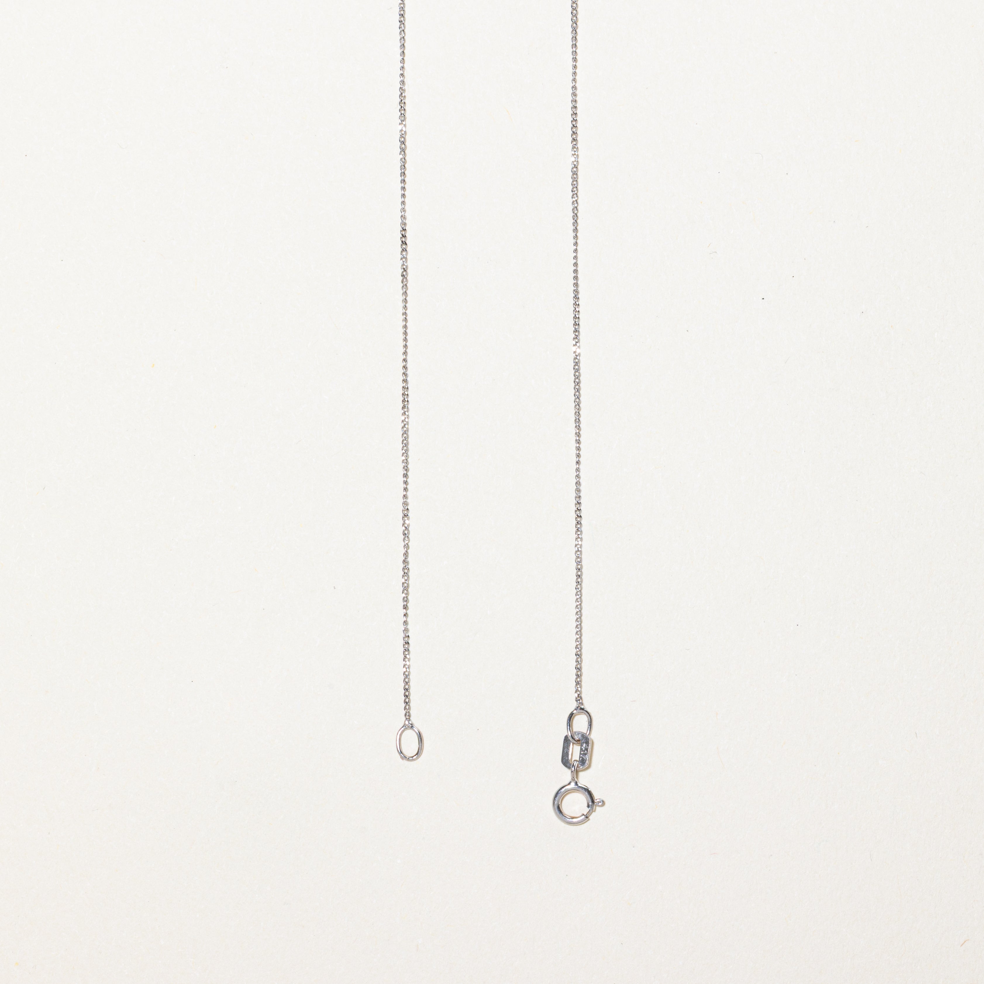 Solitaire Diamond Pendant Necklace | 0.04ct | 21"