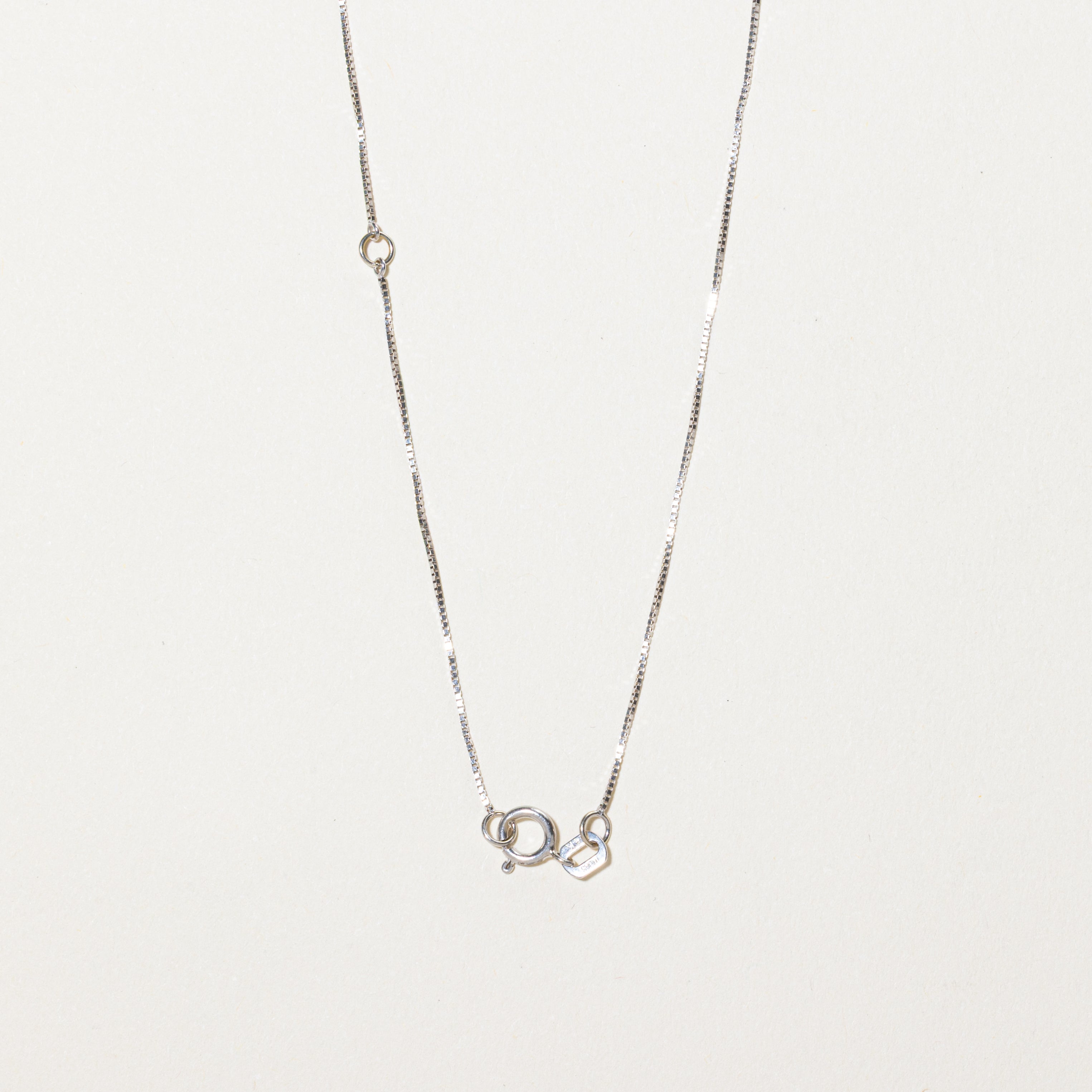 Diamond Cluster Knot Pendant Necklace | 0.05ctw | 19"