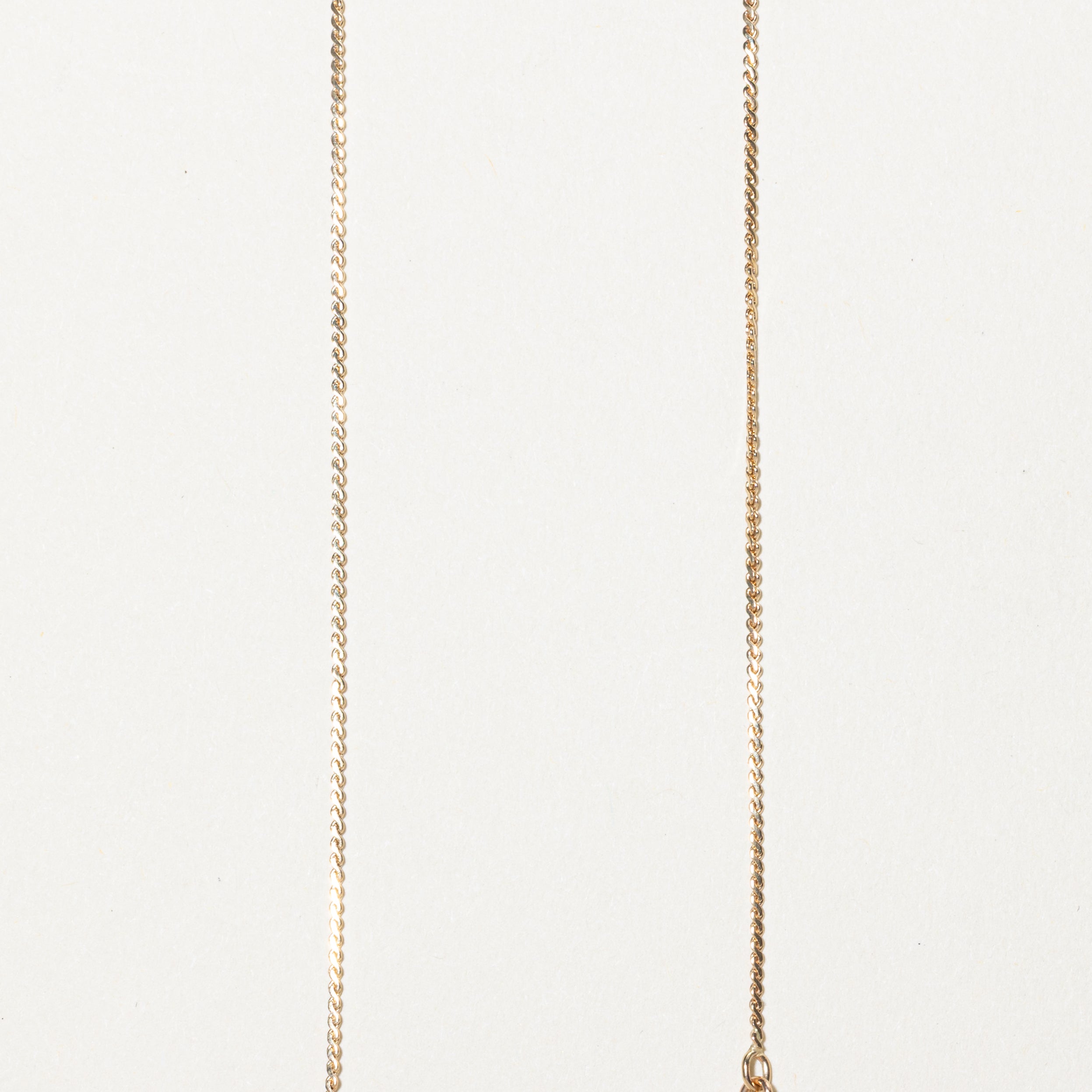 Diamond Loop Necklace | 0.03ct | 14"