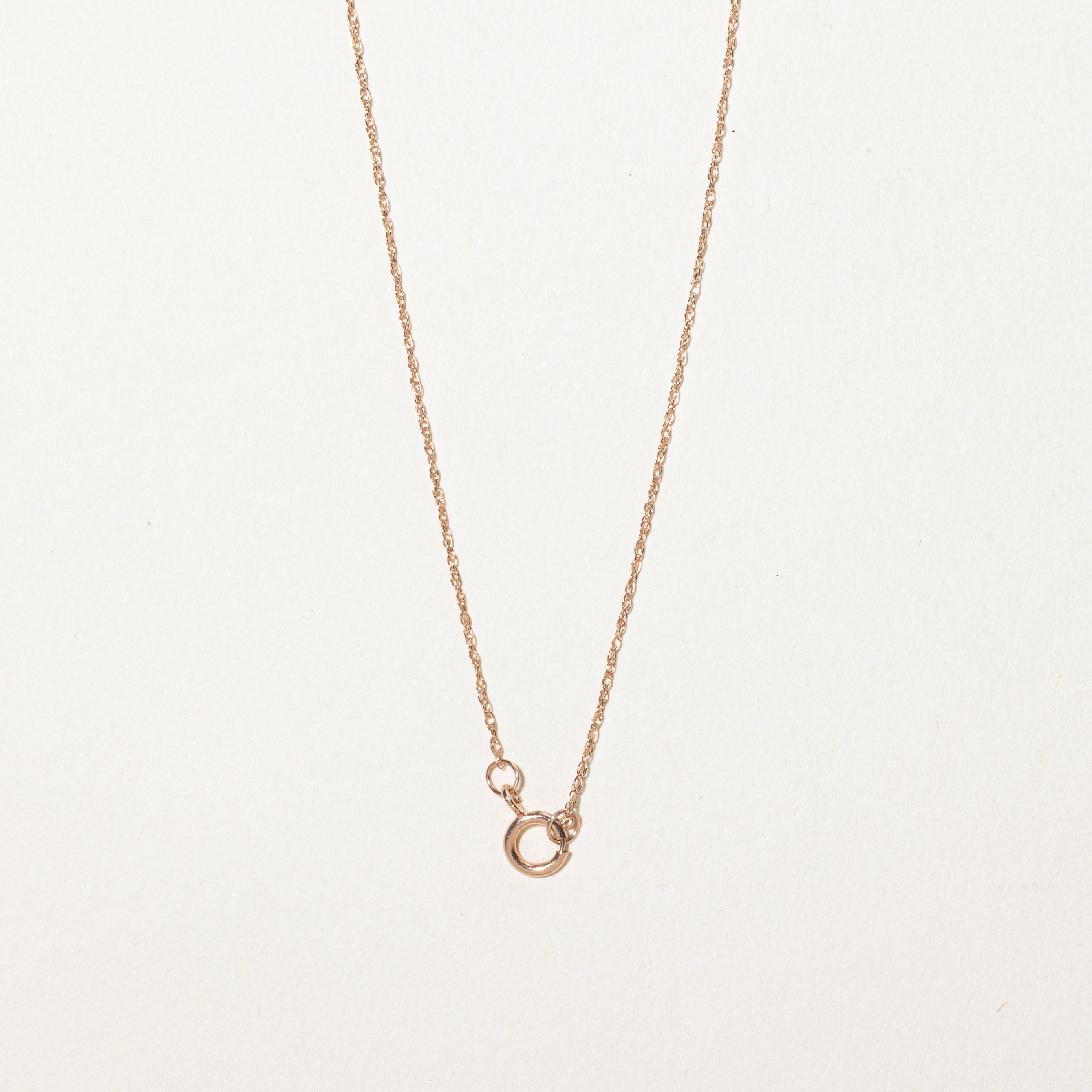 Diamond Waterfall Swirl Pendant Necklace | 0.03ctw