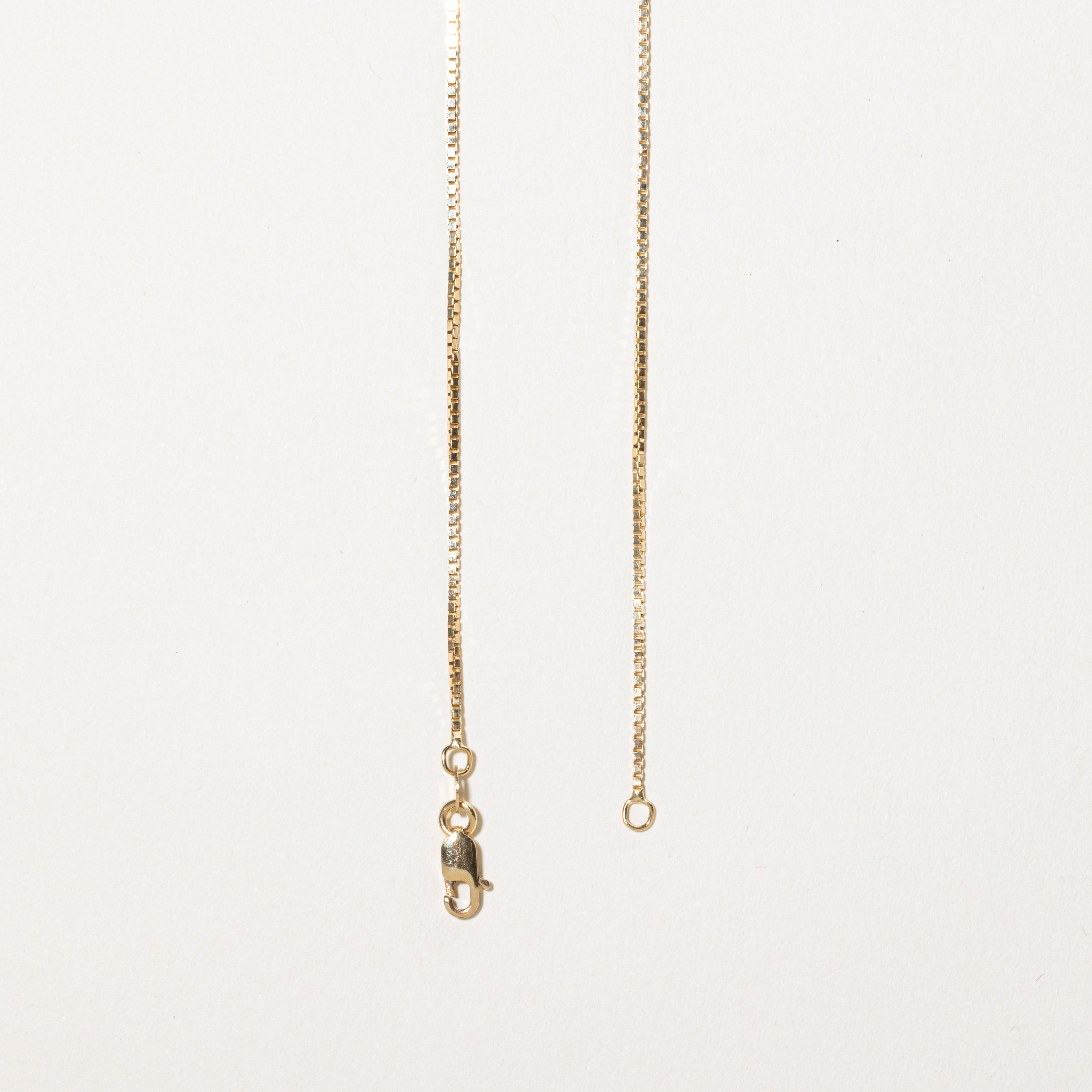 Two-Tone Diamond Bypass Pendant Necklace | 0.11ct | 17"