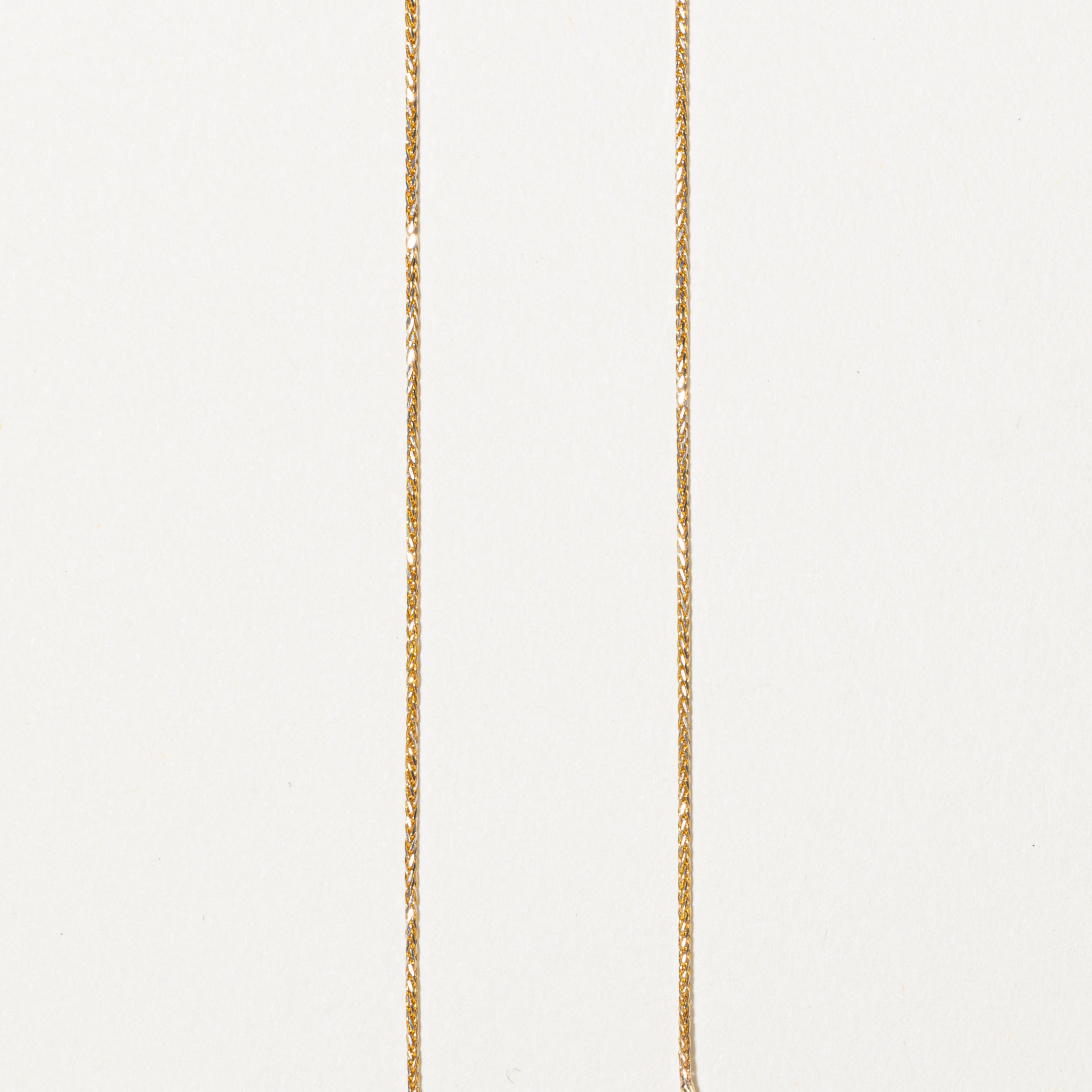 Collier pendentif croix en diamant | 0,03 ct | 45,7 cm
