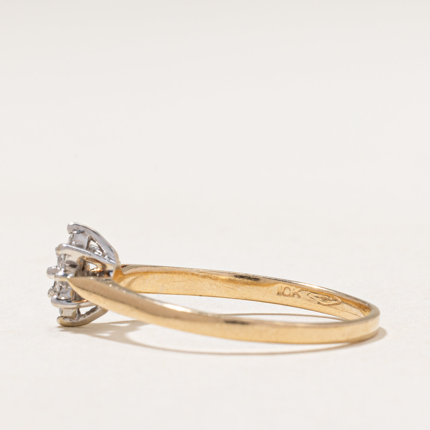 Diamond Petal Cluster Ring | 0.10ctw | SZ 8.75