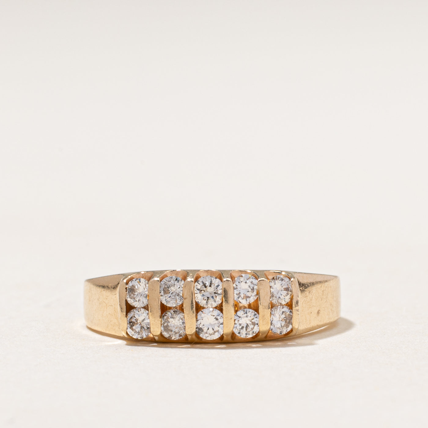 Multi Row Diamond Ring | 0.50ctw | SZ 6.75