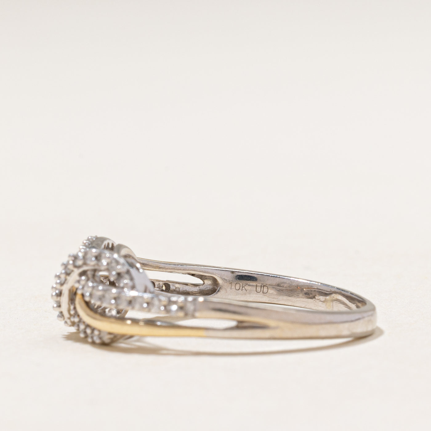 Diamond Thin Cross Over Ring | 0.30ctw | SZ 8.5
