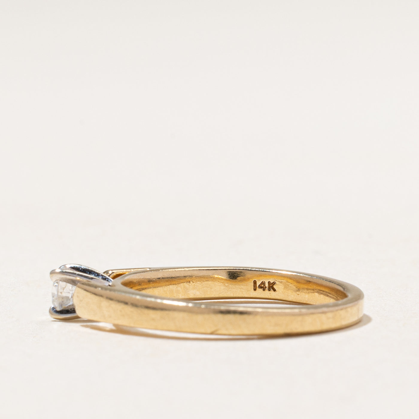 Solitaire Diamond Ring | 0.19ct | SZ 5