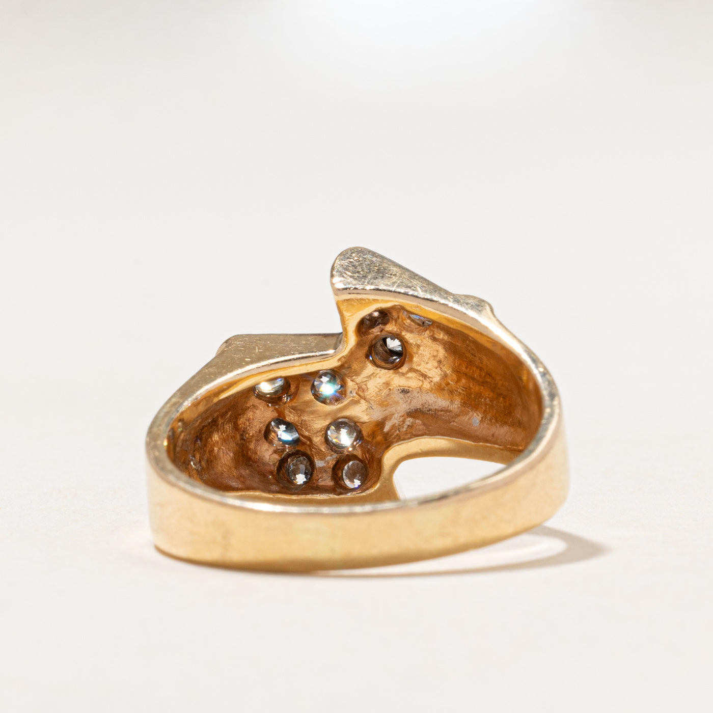Diamond Geometric Cocktail Ring | 0.58ctw | SZ 8.75