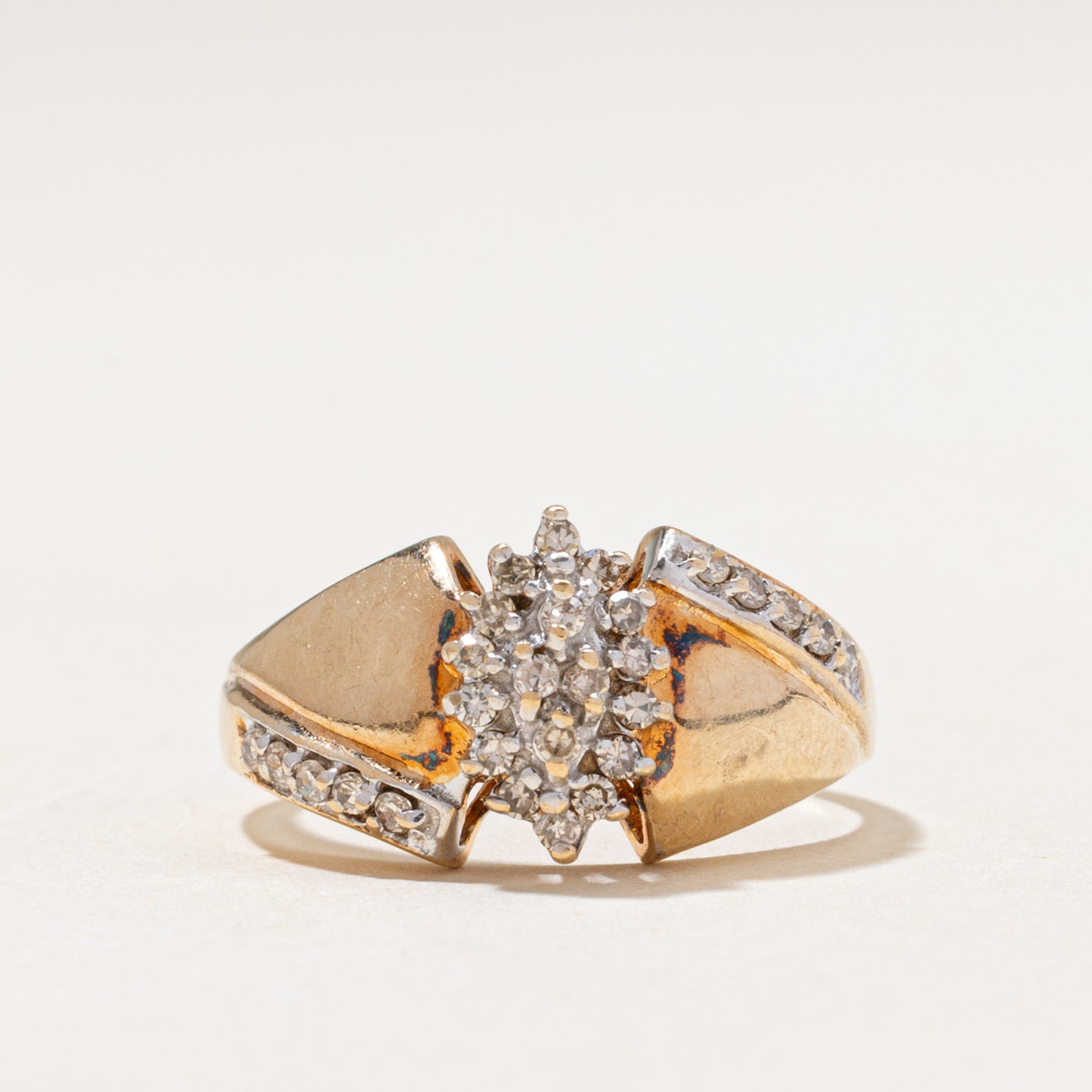 Diamond Marquise Cluster Ring | 0.25ctw | SZ 7