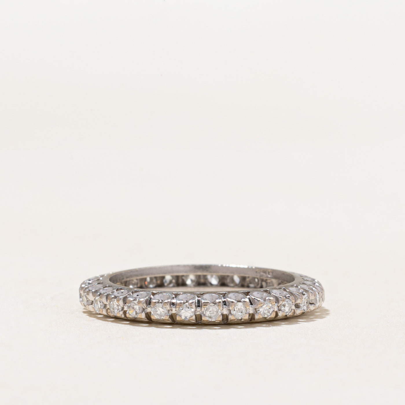 18k White Gold Eternity Diamond Band | 0.42ctw | 2.95mm | SZ 6.25