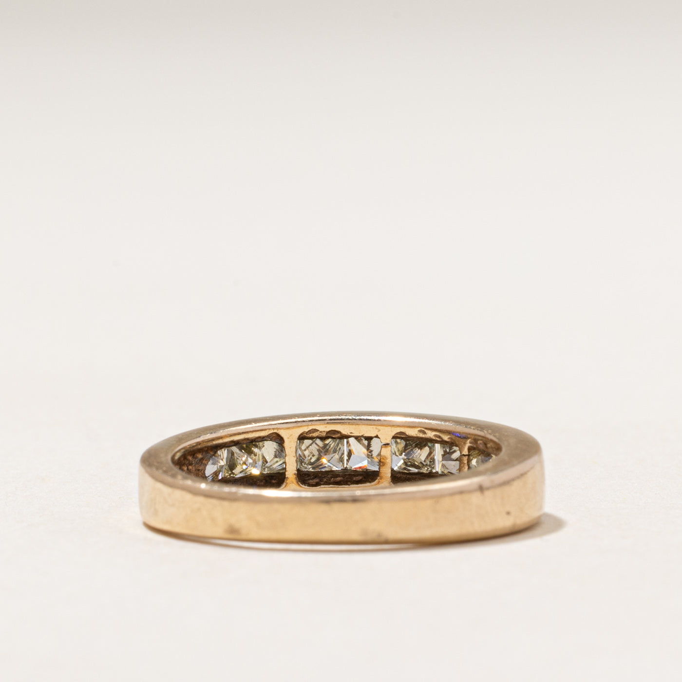 Semi Eternity Channel Set Princess Cut Diamond Band | 0.82ctw | 2.95mm | SZ 7.5