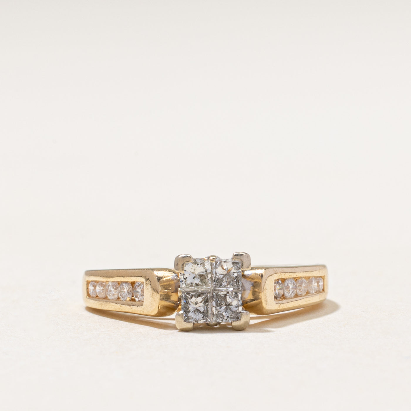 Illusion Set Princess Cut Diamond Ring | 0.50ctw | SZ 4.25