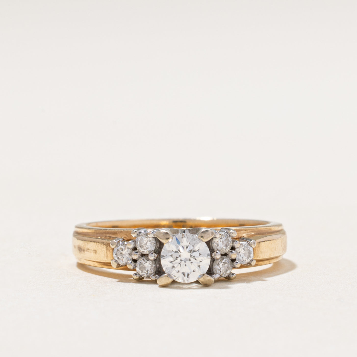 Yellow Gold Diamond Accented Ring | 0.50ctw | SZ 6