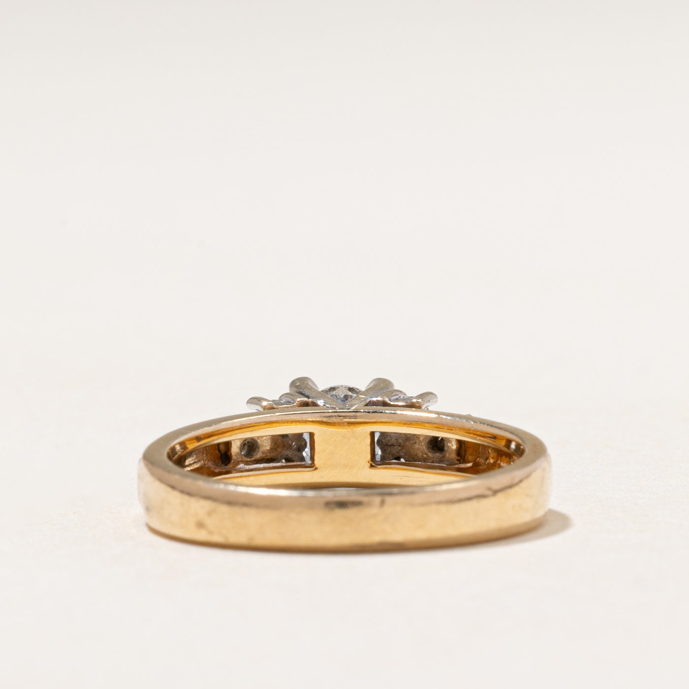 Yellow Gold Diamond Accented Ring | 0.50ctw | SZ 6