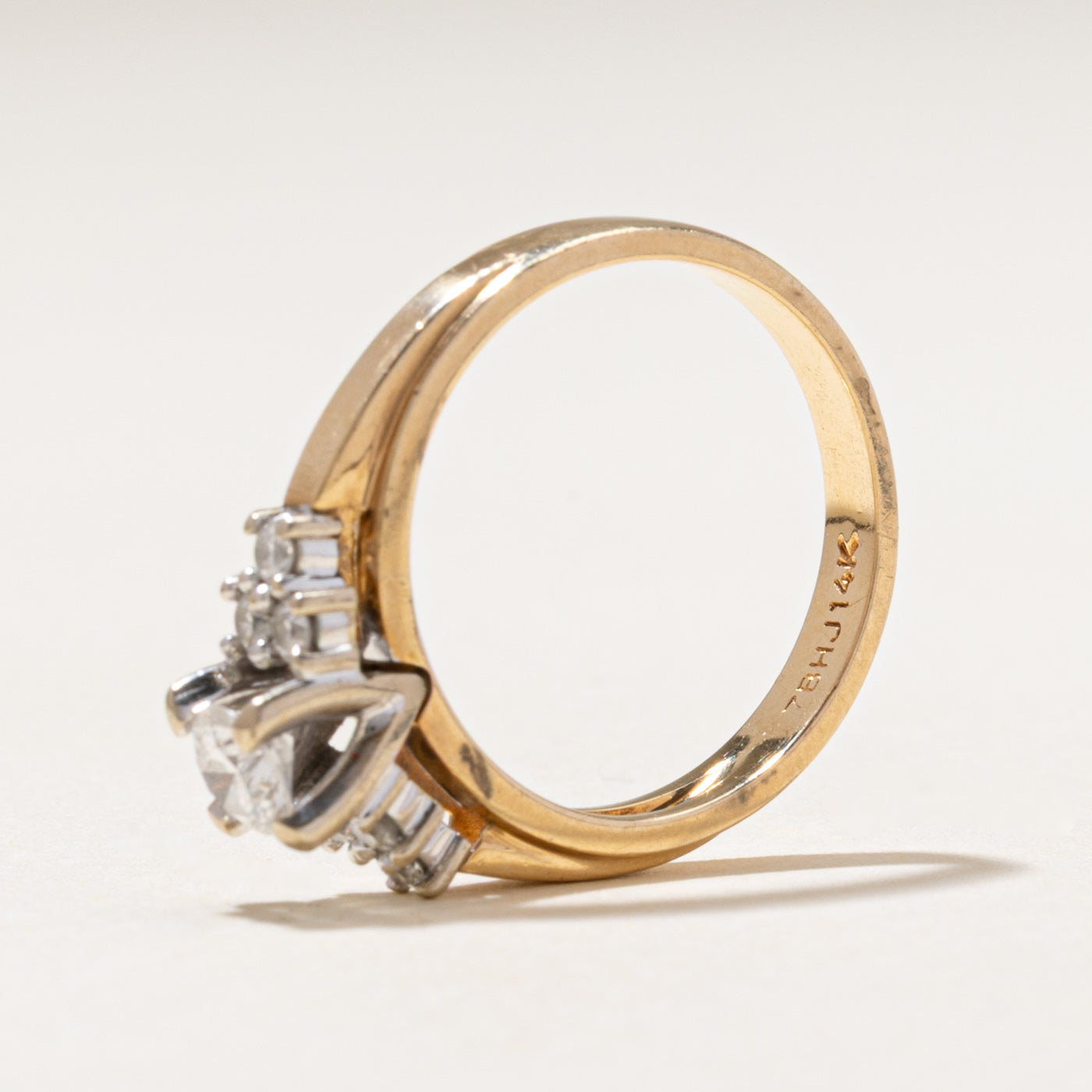 Yellow Gold Diamond Accented Ring | 0.50ctw | SZ 6