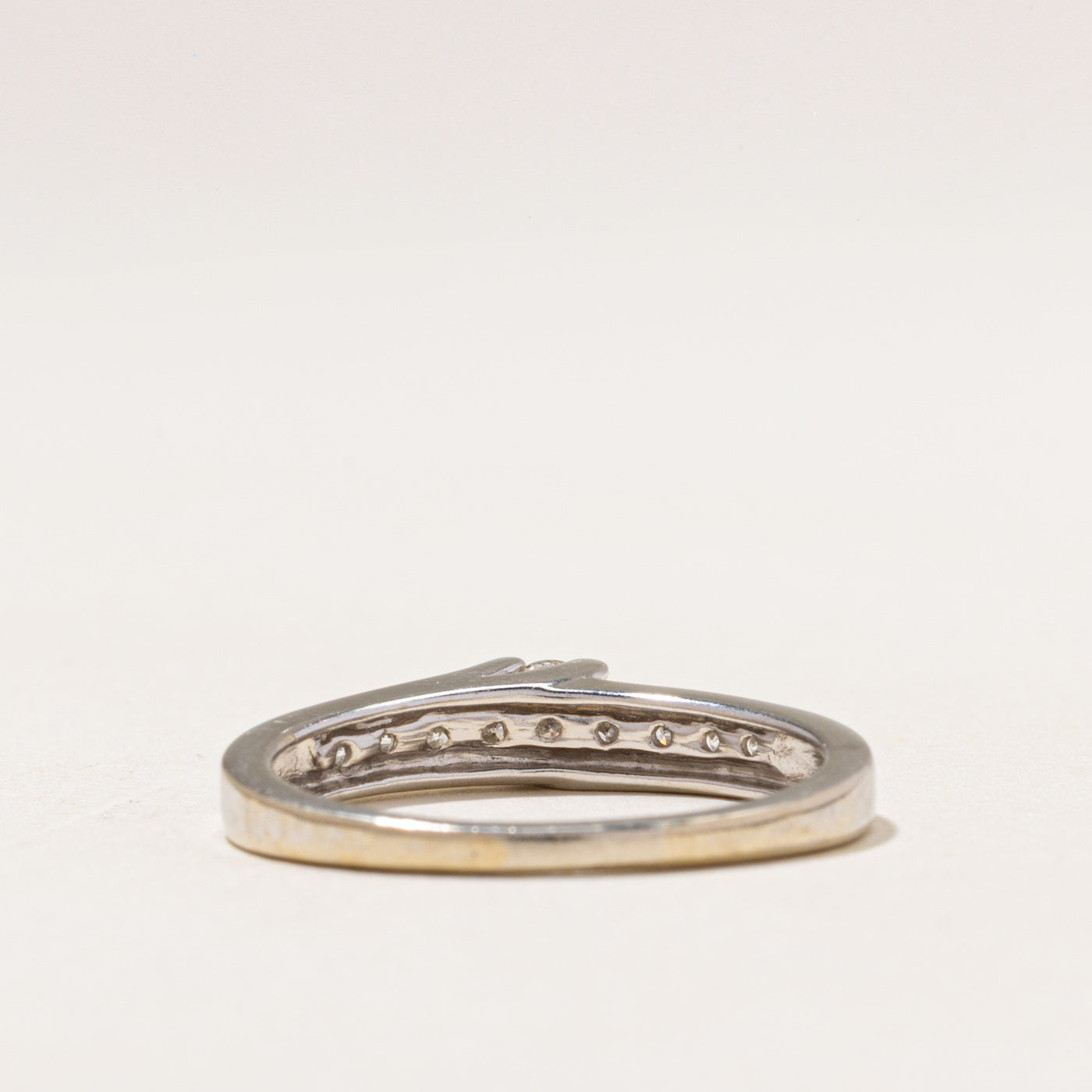 White Gold Diamond Accented Ring | 0.34ctw | SZ 9