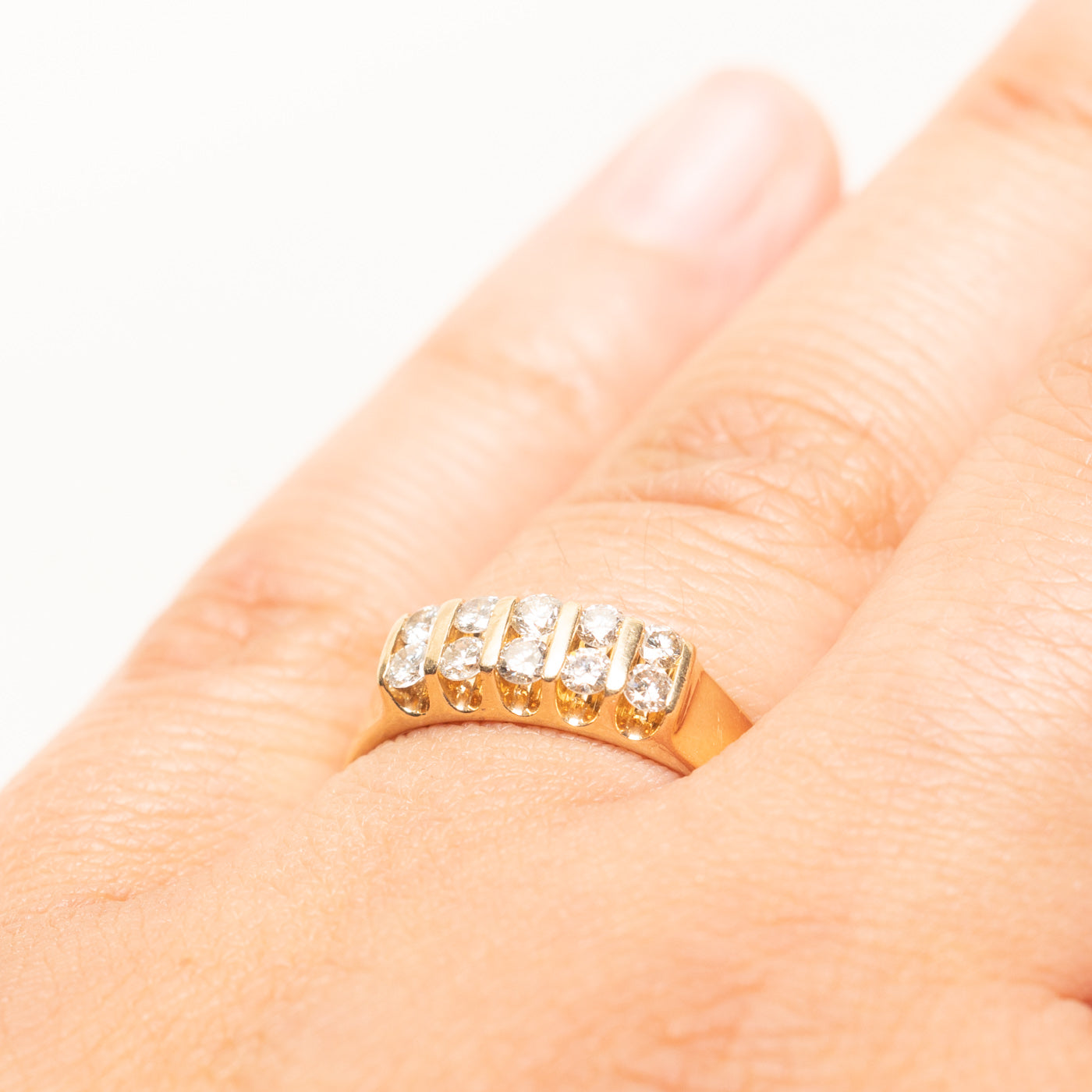 Multi Row Diamond Ring | 0.50ctw | SZ 6.75