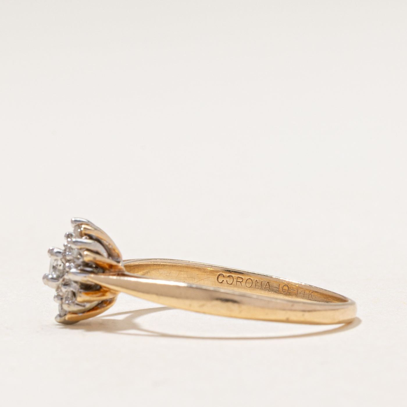 Diamond Petal Cluster Ring | 0.13ctw | SZ 7.25