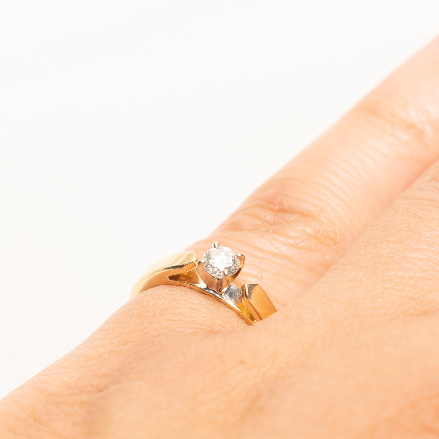 Solitaire Diamond Ring | 0.19ct | SZ 5