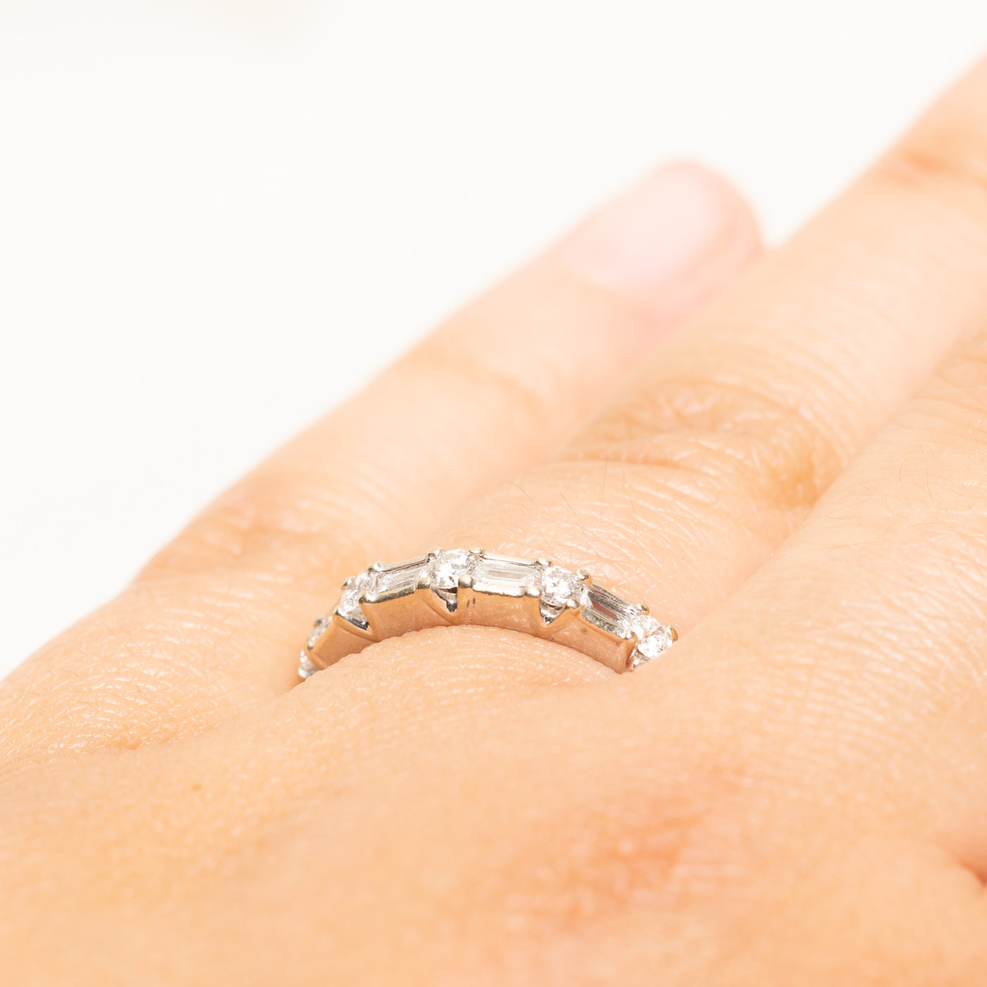 Semi Eternity Mixed Cut Diamond Band | 0.37ctw | SZ 7