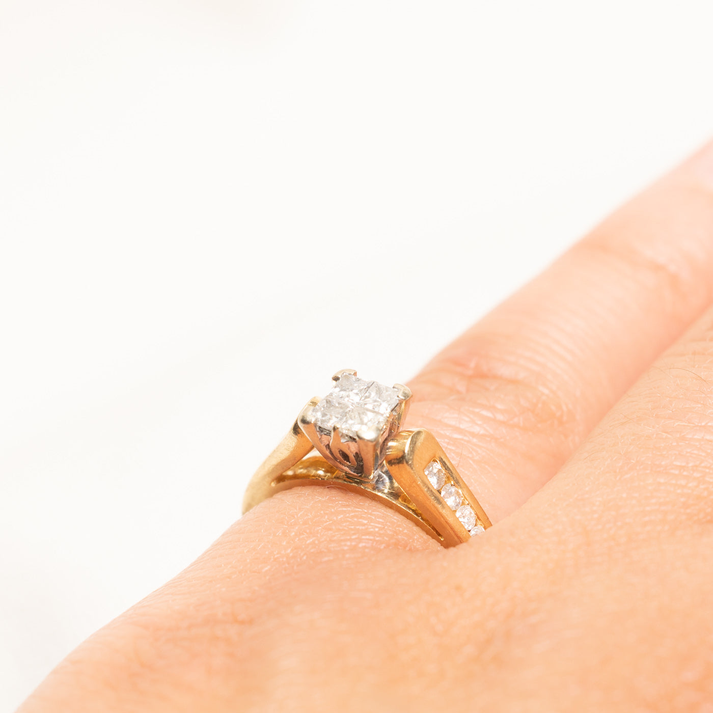 Illusion Set Princess Cut Diamond Ring | 0.50ctw | SZ 4.25