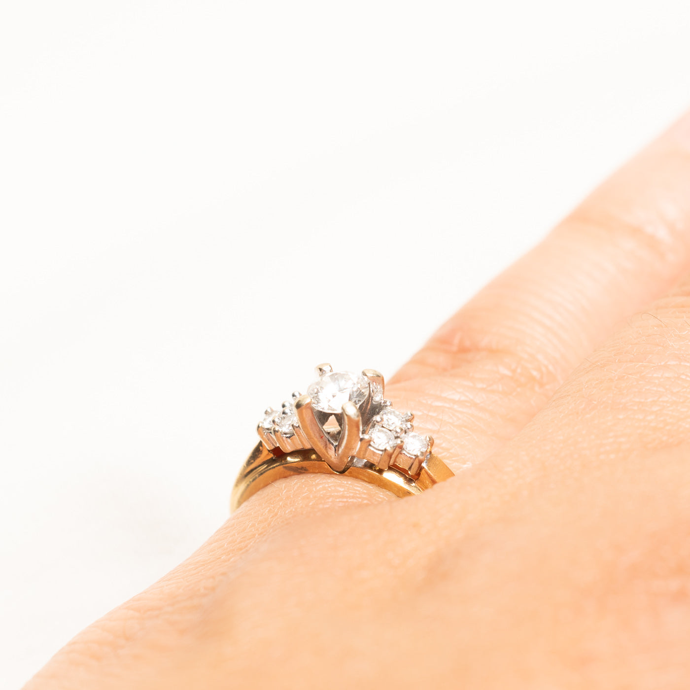 Yellow Gold Diamond Accented Ring | 0.50ctw | SZ 6