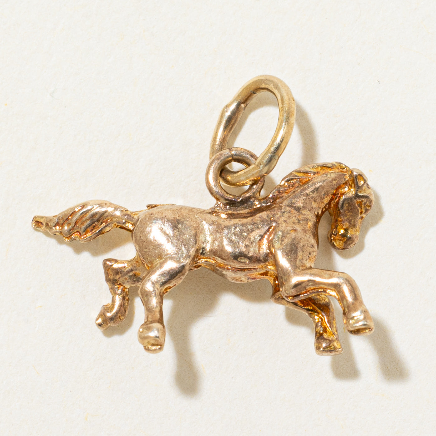 1976 Sheffield 9k Yellow Gold Horse Charm