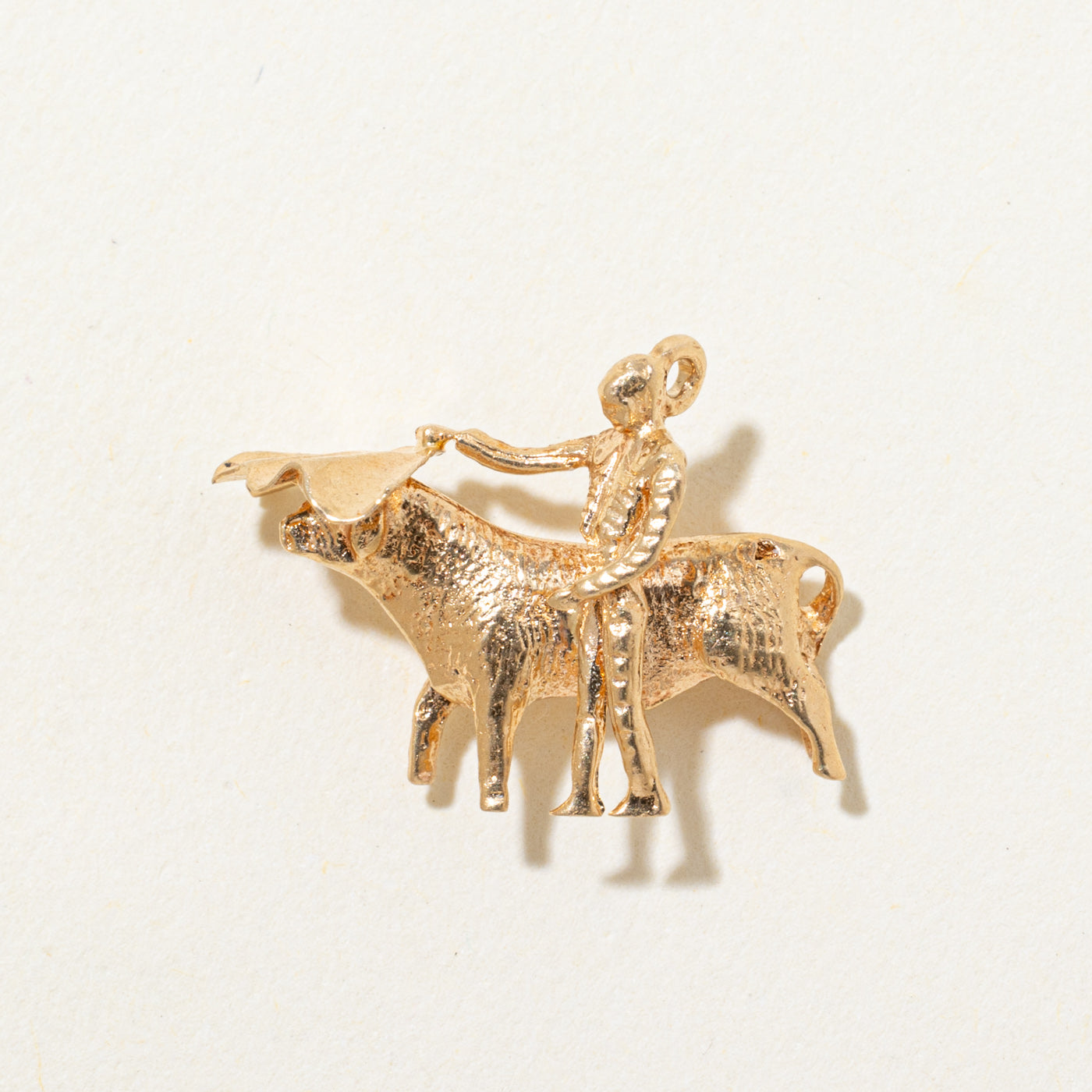 18k Yellow Gold Matador Charm