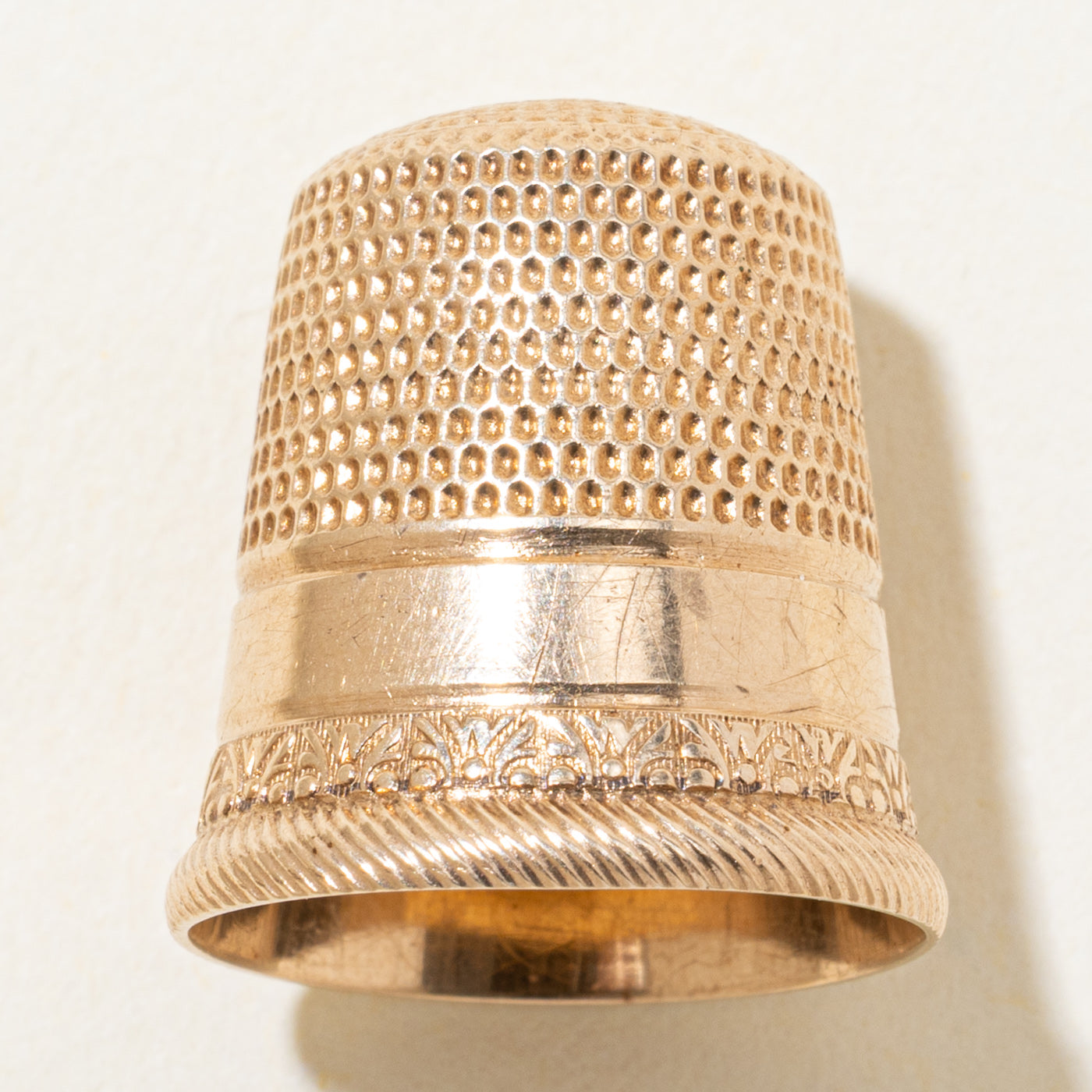10k Yellow Gold Thimble