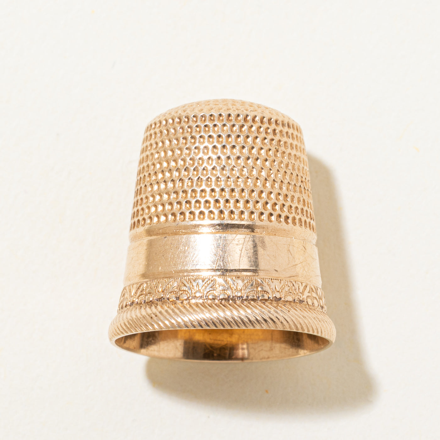 10k Yellow Gold Thimble