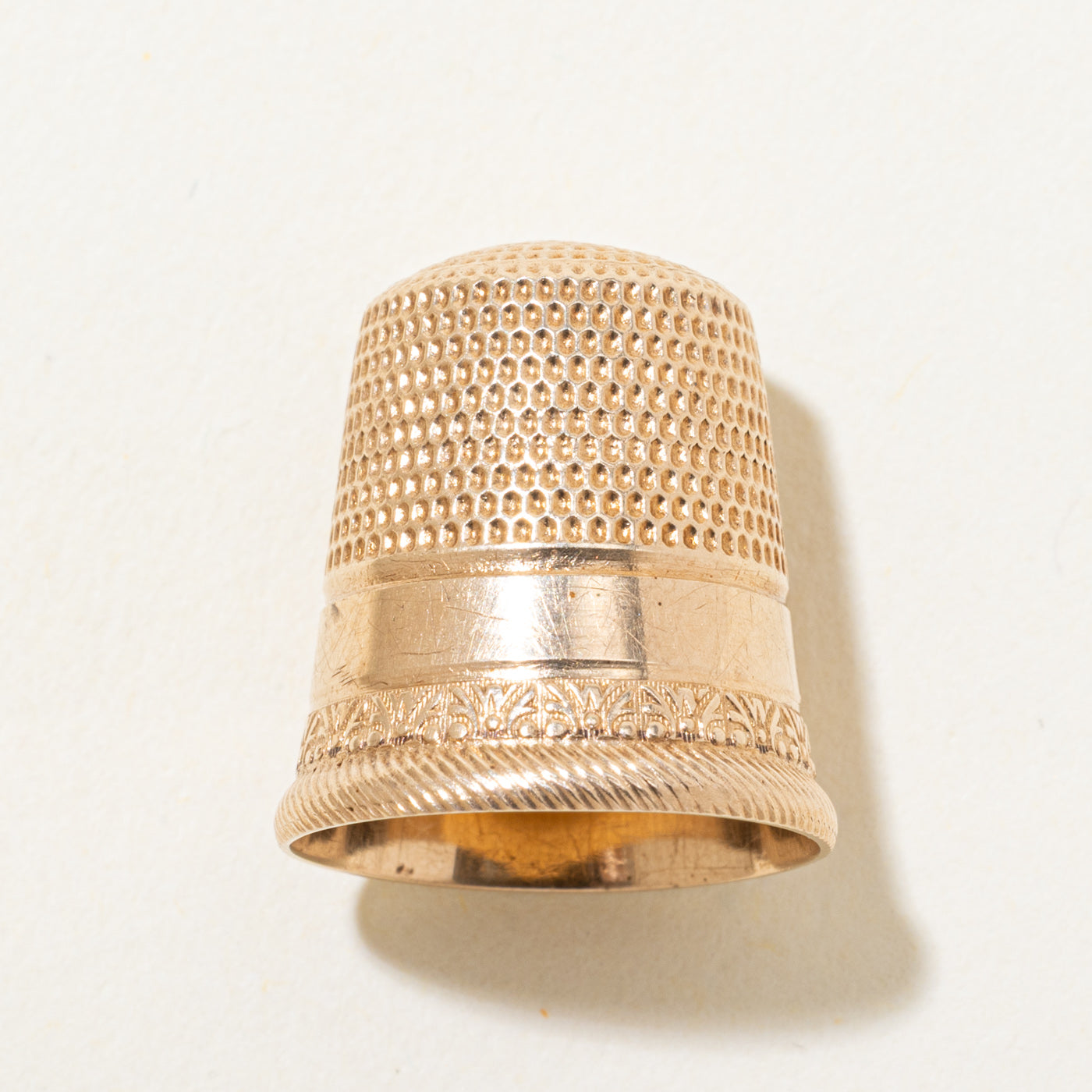 10k Yellow Gold Thimble