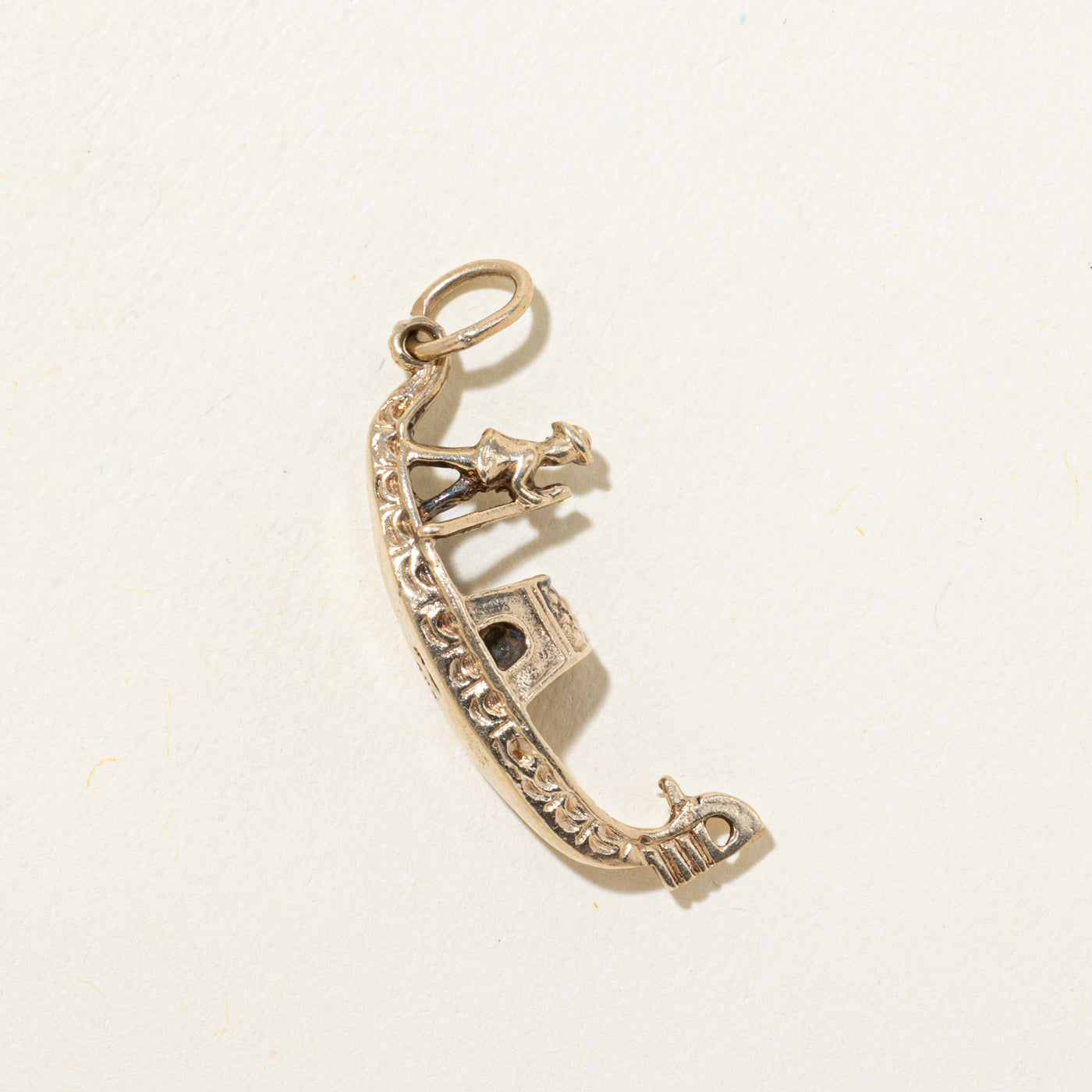 10k Yellow Gold Gondola Charm