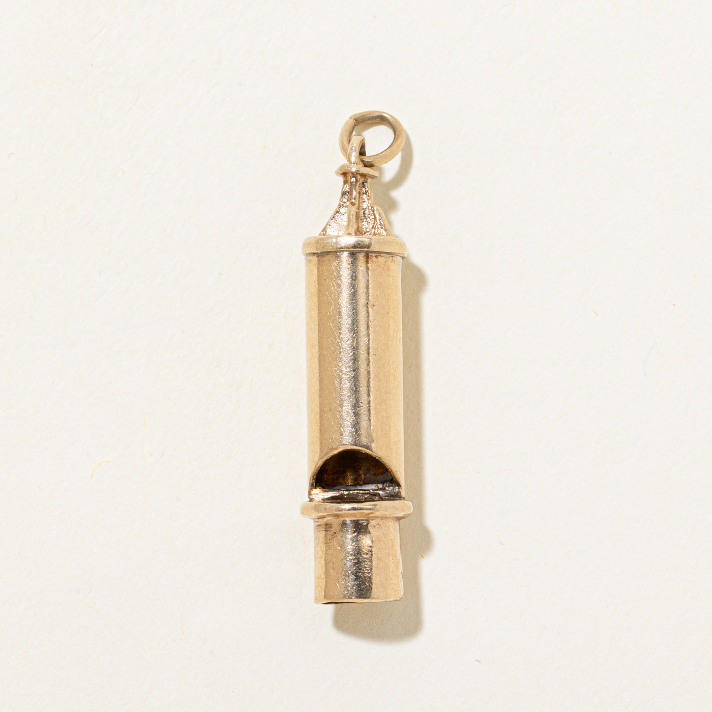 10k Yellow Gold Whistle Charm