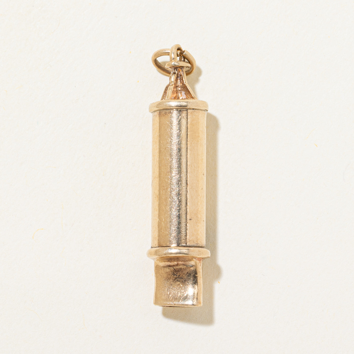 10k Yellow Gold Whistle Charm
