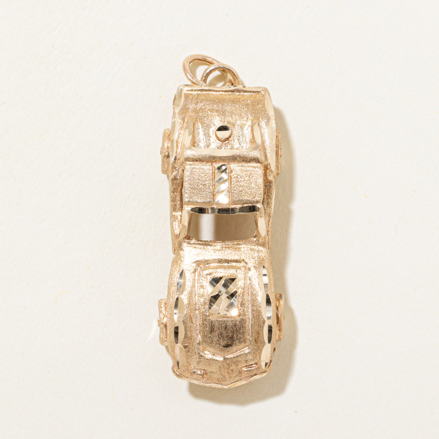 10k Yellow Gold Sports Car Charm